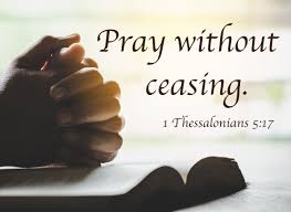 Wisdom Wednesday – Pray without Ceasing